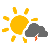 Passages nuageux avec possibilitÃ© d'orages